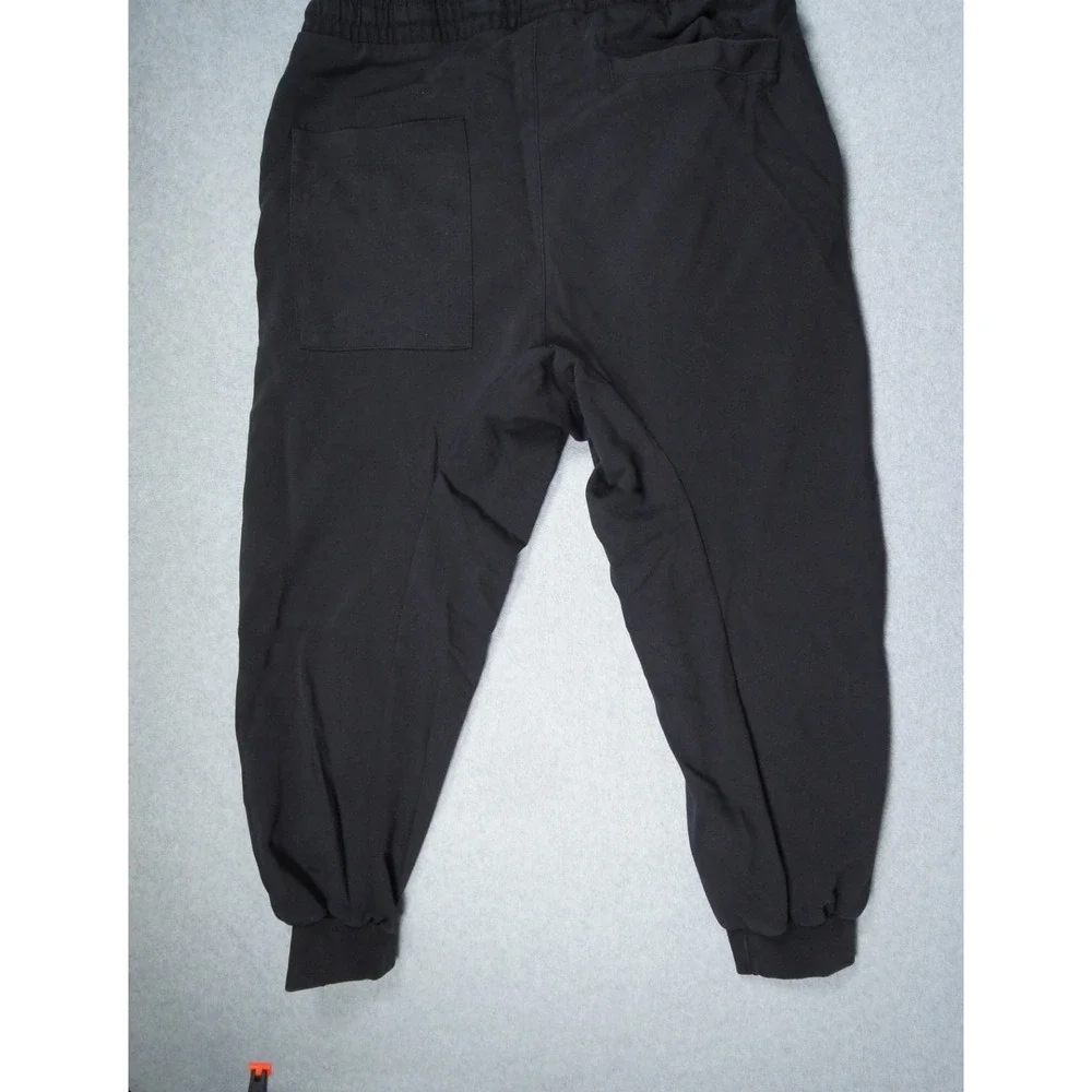 Thom Krom Pants Men XL Black Cargo Jogger Zip Pocket Drawstring Casual